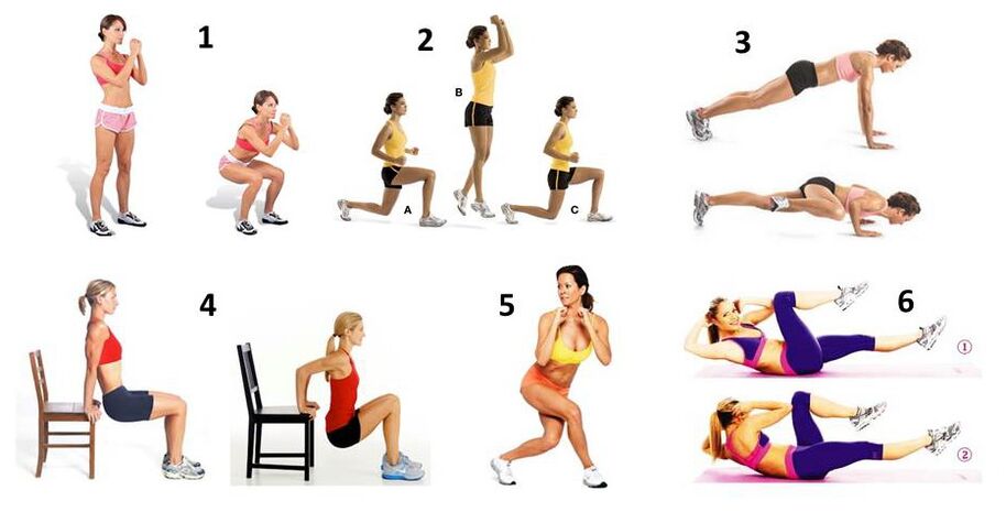 Set vježbi za mršavljenje cijelog tijela kod kuće